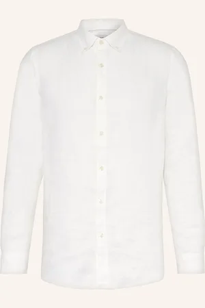 Scotch&Soda Lněné Košile Core Regular Fit bílá