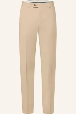 Sand Oblekové Kalhoty Craig Extra Slim Fit