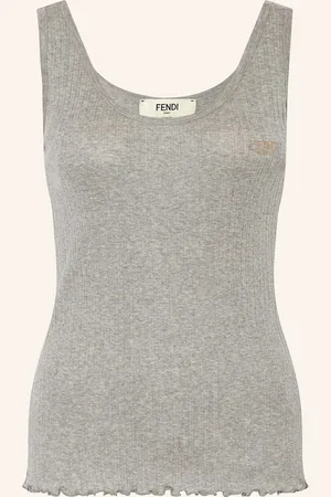 Fendi Top šedá