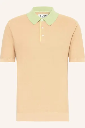 Scotch&Soda Úpletová Polokošile béžová
