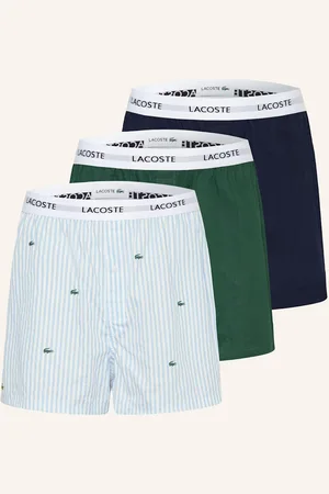 Lacoste Boxerky, 3 Kusy V Balení tmavě modrá tmavě modrá tmavě zelená