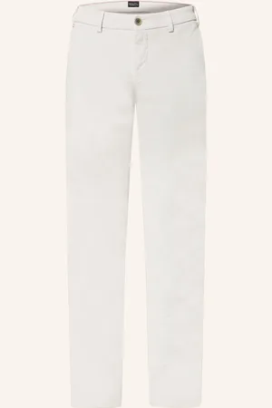Hiltl Chino Kalhoty Slim Fit světle šedá