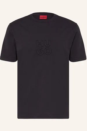 HUGO BOSS Tričko Dustress černá