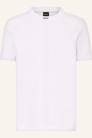 HUGO BOSS Tričko Tee Rib bílá