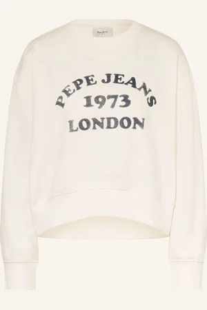 Pepe Jeans Mikina Venus bílá