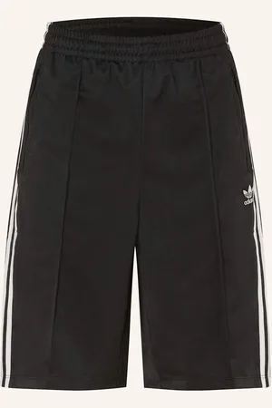 adidas Šortky Firebird Adicolor Long černá bílá