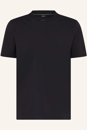 HUGO BOSS Tričko Tee Rib tmavě modrá