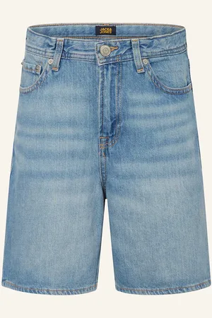 JACK & JONES Džínové Šortky modrá