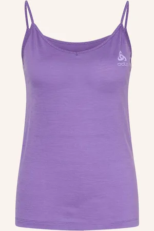 Odlo Funkční Top Natural Merino 160 Z Merino Vlny fialová