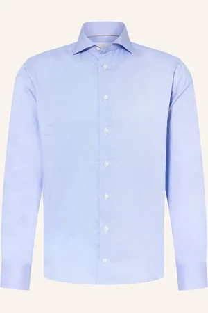 Eton Košile Slim Fit tmavě modrá bílá