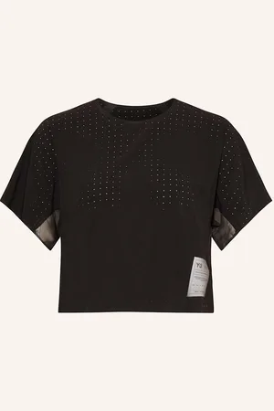 Y-3 Běžecké Tričko černá