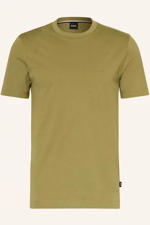 HUGO BOSS Tričko Thompson olivová