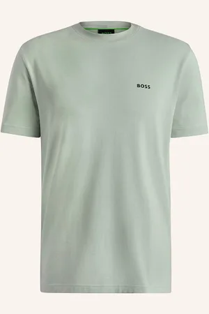 HUGO BOSS Tričko Tee světle zelená
