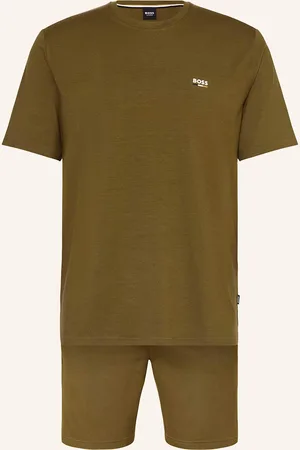 HUGO BOSS Pyžamo Se Šortkami Bamboo S Dárkovou Krabičkou