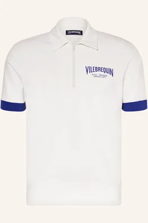 Vilebrequin Polokošile Z Mikinového Materiálu Rabiou bílá modrá