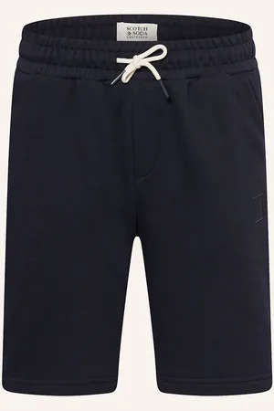 Scotch&Soda Šortky Z Mikinové Látky tmavě modrá