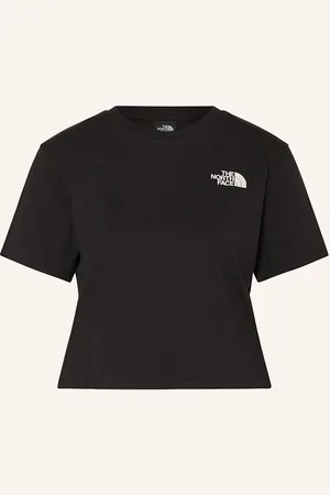 The North Face Tričko Simple Dome Cropped černá bílá