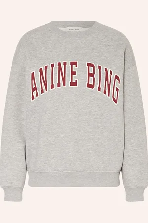 ANINE BING Mikina Spencer světle šedá