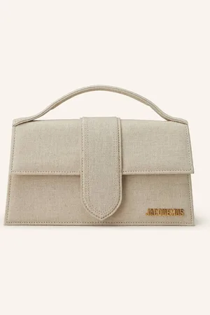 Jacquemus Kabelka Přes Rameno Le Grand Bambino béžová