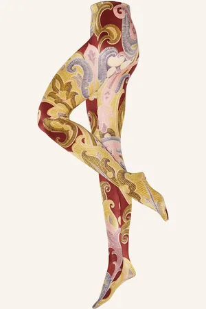 Wolford Punčocháče Paisley Baroque