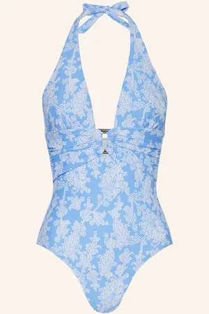 Heidi Klein Neckholder Plavky Playa Paraiso tmavě modrá