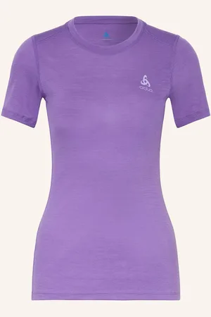 Odlo Funkční Spodní Tričko Natural Merino 160 Z Merino Vlny fialová