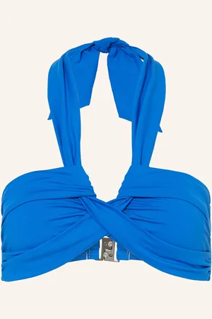 Seafolly Bikinový Top Bandeau Collective modrá