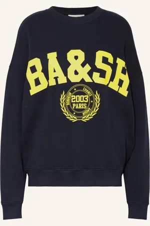 Bash Oversized Mikina Benjamin tmavě modrá žlutá