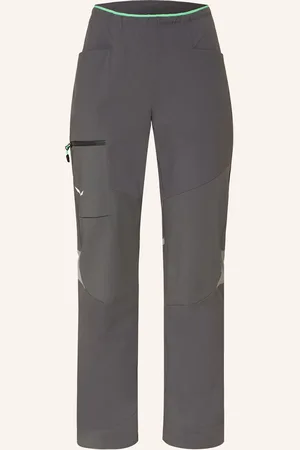 Salewa Softshellové Kalhoty Durastretch tmavě šedá