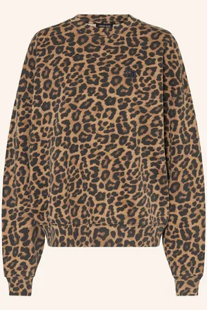 ANINE BING Oversized Mikina Miles béžová černá