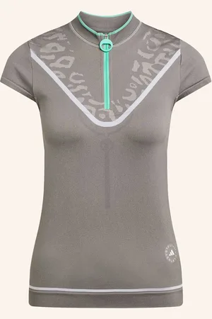 adidas Funkční Polokošile Truenature šedá bílá