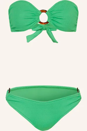 Melissa Odabash Bandeau Bikiny Belgium zelená