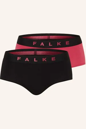 Falke Sada 2 Kalhotek Panty Daily Comfort černá světle červená