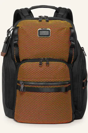 Tumi Alpha Bravo Batoh Search Backpack S Přihrádkou Na Notebook černá červená