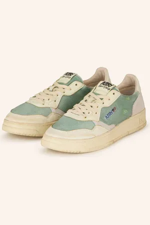 Autry Sneakersy Super Vintage Low Da zelená krémová