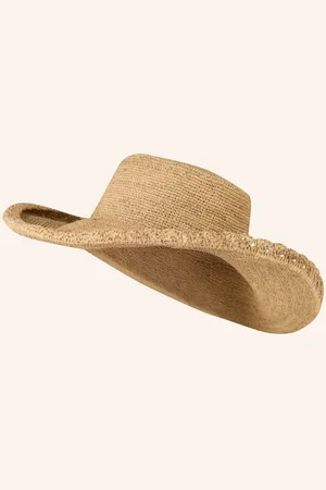 IBELIV Slaměný Klobouk Playa světle hnědá