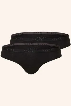 Falke Slipové Kalhotky Daily Comfort, 2 Kusy V Balení černá