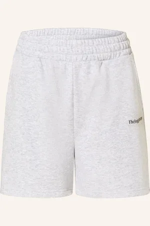 TheJoggConcept Šortky Z Mikinové Látky Jcsaja světle šedá