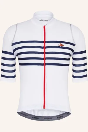 Cafe du Cycliste Café Du Cycliste Cyklistický Dres Mona bílá tmavě modrá