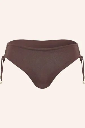Max Mara Basic Bikinové Kalhotky Sandra tmavě hnědá
