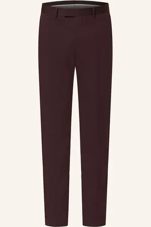 Strellson Oblekové Kalhoty Melwin Extra Slim Fit tmavě červená