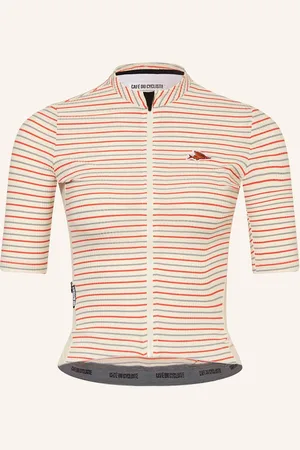 Cafe du Cycliste Café Du Cycliste Cyklistický Dres Romy krémová červená černošedá