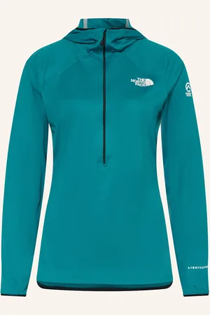 The North Face Tričko S Dlouhým Rukávem Summer Direct Sun tyrkysová