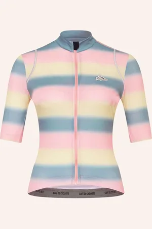 Cafe du Cycliste Café Du Cycliste Cyklistický Dres Mona tmavě žlutá růžová modrá