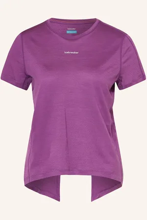Icebreaker Tričko 125 Cool-Lite™ Speed S Merino Vlnou fuchsiová
