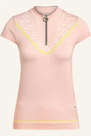 adidas Funkční Polokošile Truenature růžová krémová žlutá