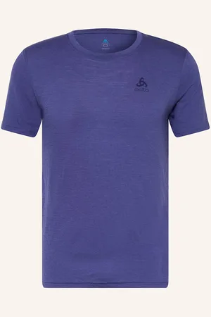 Odlo Funkční Spodní Tričko Natural Merino 160 Z Merino Vlny tmavě fialová