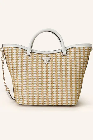 Guess Shopper Atalia bílá světle hnědá