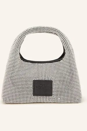 Marc Jacobs Kabelka The Mini Sack Bag stříbrná