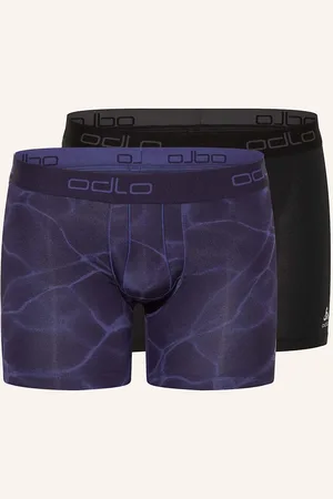 Odlo Funkční Boxerky Active F-Dry Graphic, 2 Kusy V Balení černá tmavě fialová